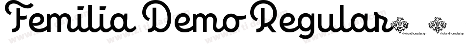 Femilia Demo Regular字体转换